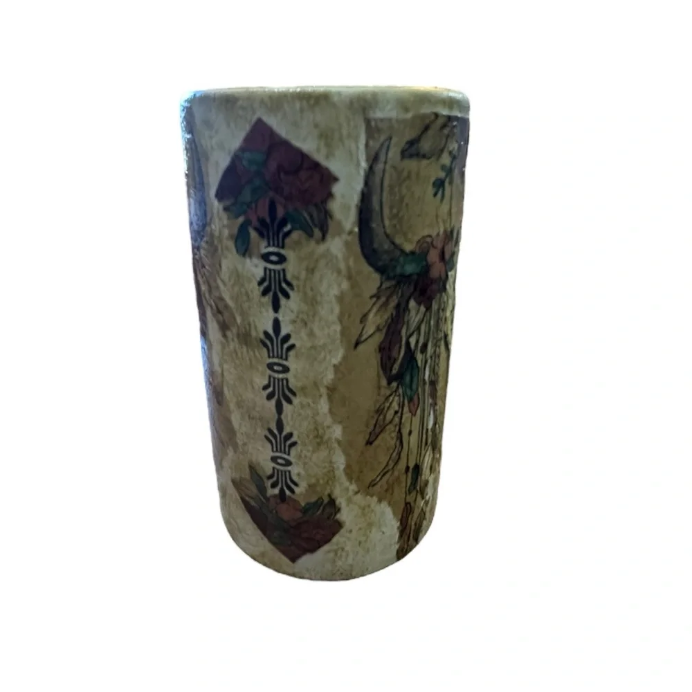 Handcrafted western vase